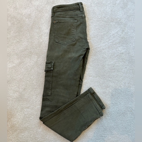 Vince olive green skinny army pants - Picture 2 of 4